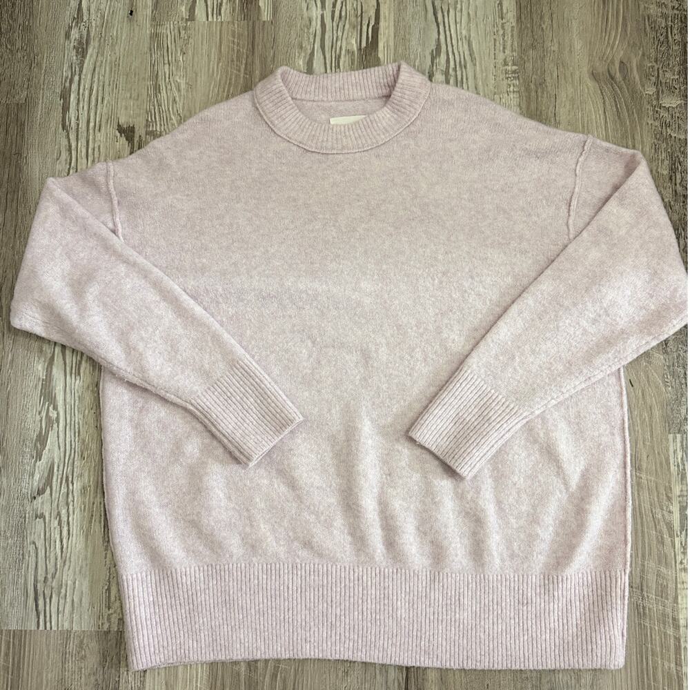 Aerie Oversized Mock‎ Neck Sweater Women’s XS Soft Cozy Knit Pullover